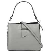 Cluty Henkeltasche echt Leder, Made in Italy