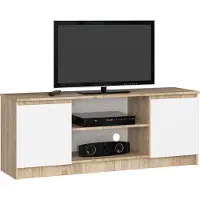 Akord Furniture Factory OP0LRTVDABBIA002, Eiche, 2 Regale, Matt, 2 Tür(en), 400 mm, 1400 mm