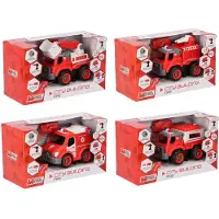MONDO City building Fire Spielzeug Bausatz Feuerwehrauto 18.5x11.5x12.5 cm