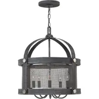 Elstead Lighting Elstead Holden Kronleuchter E14 5-fach Gealtertes Zink