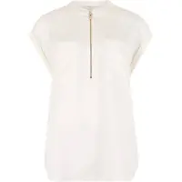 Apricot Klassische Bluse "Bluse mit Brusttaschen" mit Reißverschluss