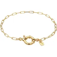 KUZZOI Armband 925 Sterling Silber in Gold | Gr.: 21 cm
