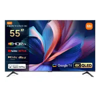 Xiaomi QLED-Fernseher "L55MB-APEU", Energieeffizienz: F, schwarz (dunkelgrau), 55 ′′, Fernseher, QLED-Fernseher