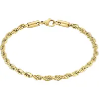 True Rebels Armband aus Edelstahl in gelbgold | Gr.: 17 cm