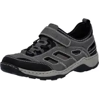 Rieker Herren Trekkingsandalen Sandalen 08063-45 Grey Combination, Schuhgröße:44 EU