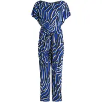 Betty Barclay Jumpsuit "Jumpsuit mit Eingrifftaschen", Damen, Gr. 48, EURO, blau (blau, blau), Obermaterial: 95% Viskose LENZING LenzingCV. 5% Elasthan EL., Overalls Jumpsuit