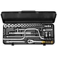 Elora Steckschlüssel-Satz 3/8", Sechskant, 27-teilig 6-22 mm, -871-MU