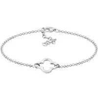 Elli Armband Kleeblatt Symbol Glück Trend Talisman 925 Silber Elli Silber