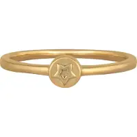 Cai Ring 925/- Sterling Silber ohne Stein Glänzend Gelb