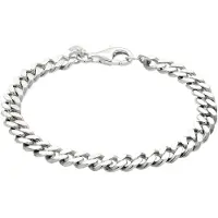 KUZZOI Armband 925 Sterling Silber in Silber | Gr.: 23 cm