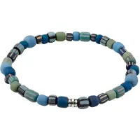 KUZZOI Armband 925 Sterling Silber in Blau | Gr.: 23 cm