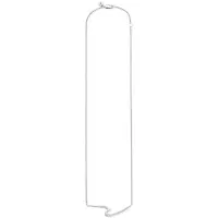 Cai Collier 925/- Sterling Silber Topas 42+3cm Glänzend CAI Weiß