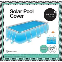 Didak Isolierblasenfolie - 956 x 488 cm Solarabdeckung Rechteckiger Pool