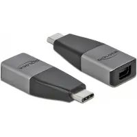 DeLOCK USB Type-C Adapter zu mini DisplayPort (DP Alt Mode) 4K 60 Hz – kompaktes Design, 3.2 Gen 1 (3.1 Gen 1), USB Typ-C, 1, 4096 x 2160 Pixel