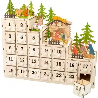 Small Foot 11392 Adventskalender Weihnachtskrippe