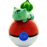 Teknofun Pokémon Bulbasaur Light-Up FM Alarm Clock