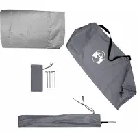 vidaXL Innenzelt mit Dach Schwarz 240 x 160 x 133 cm Mit Netz
