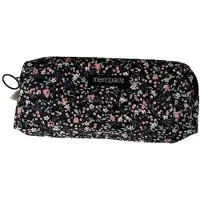 OEM Leichtes Blumenmuster Etui schwarz