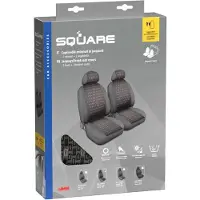 Lampa Square Sitzschonbezug Vorne Polyester Anthrazit Sitzbezug