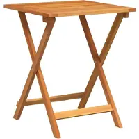 vidaXL Gartentisch Natur 60 x 60 x 72 cm Massivholz Akazie
