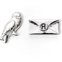 GED Harry Potter Hedwig & Letter Stud Earrings