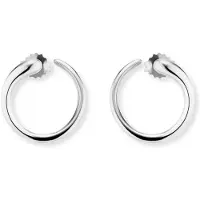 Cai Creolen 925/- Sterling Silber ohne Stein 1,9cm Glänzend CAI Weiß