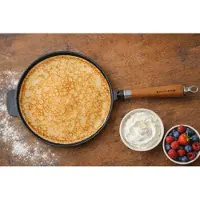 Ronneby Bruk Crêpepfanne "Maestro Crépe-Pfanne, Ø 24 cm, mit Holzgriff" Gusseisen 1 tlg.