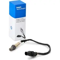 Delphi Lambdasonde für RENAULT Kadjar (HA, HL) Breitband-Lambda-Sonde Beheizt 370mm ES21242-12B1