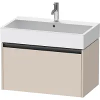 Duravit Waschtischunterschrank Ketho.2 78,4x46cm, Tau matt, 1 Ausz., wandhängend