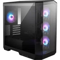 MSI MAG PANO M100R PZ, Micro Tower, PC, Schwarz, ITX, micro ATX, Gaming, Multi