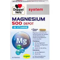Queisser Pharma GmbH & Co. KG Doppelherz Magnesium 500 Depot system Ta 60 St