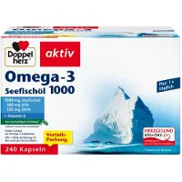 Queisser Pharma GmbH & Co. KG DOPPELHERZ Omega-3 Seefischöl 1000 Kapseln