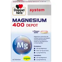Queisser Pharma GmbH & Co. KG Doppelherz system Magnesium 400 Depot 2-Phasen Depot 60 St
