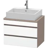 Duravit Waschtischunterschrank Com DuraStyle 70x47,8cm, w m/bas ma, f Kons, 2 Schub.