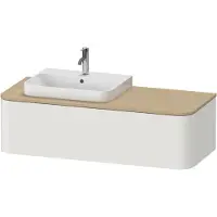 Duravit Waschtischunterschrank Happy D.2 Plus 130x55cm, 1 A, f AWT, B L, No we. s-matt
