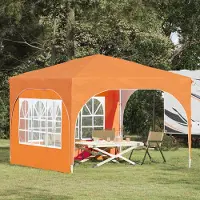 vidaXL Möbel Pop-up Partyzelt 290 x 290 x 245 cm OrangePavillons & Partyzelte - Pavillons & Partyzelte c6651