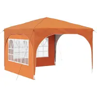 Syfax Pop-up Partyzelt 290 x 290 x 245 cm Orange