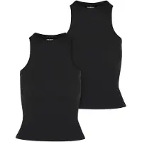 Urban Classics Muskelshirt "Ladies Racer Back Rib Top 2-Pack" 1