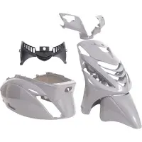 Edge Storge 5-Stück für Piaggio Zip-SP vom Jahr 2000-Nardo Grey