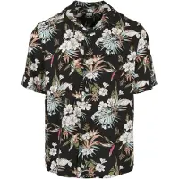 Urban Classics Viscose Aop Resort Kurzarmhemd