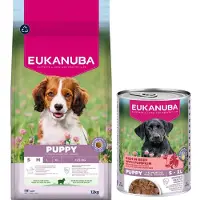Eukanuba Puppy Small Medium mit Lamm & Reis Hundefutter | 12 kg