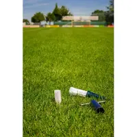 Powershot POWERMARKERS Netsportique weiß - 25er-Set - Spielfeldmarkierungshilfe - Inklusive Schraubwerkzeug - Fußballmarkierung