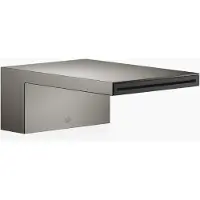 Dornbracht MEM Wannen-Schwallauslauf ohne Umstellung für Standmontage, Ausladung 235mm, 13630740-19, Farbe: Dark Chrome