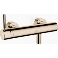Dornbracht META Brause-Einhandbatterie für Wandmontage, 33300660-26, Farbe: Light Gold