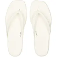 Crocs Flip Flops Damen Miami Flip Chalk-Schuhgröße 38 - 39