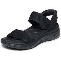 SKECHERS Sandale "GO WALK ARCH FIT 2.0 SANDAL" Sommerschuh, Keilsandalette, Urlaubsschuh mit sportiver Sohle