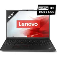 Lenovo ThinkPad E16 Gen 2 (AMD), AMD Ryzen 5, 3,3 GHz, 40,6 cm (16"), 1920 x 1200 Pixel, 16 GB, 1 TB