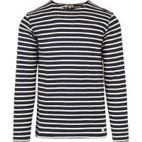 Armor lux Pullover Streifen Dunkelblau