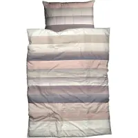 TRAUMSCHLAF Mako Satin Bettwäsche Levio ashrose beige 155x220 cm + 80x80 cm