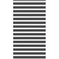 vidaXL Doppelrollo Schwarz 120x230 cm Stoffbreite 115,9 cm Polyester